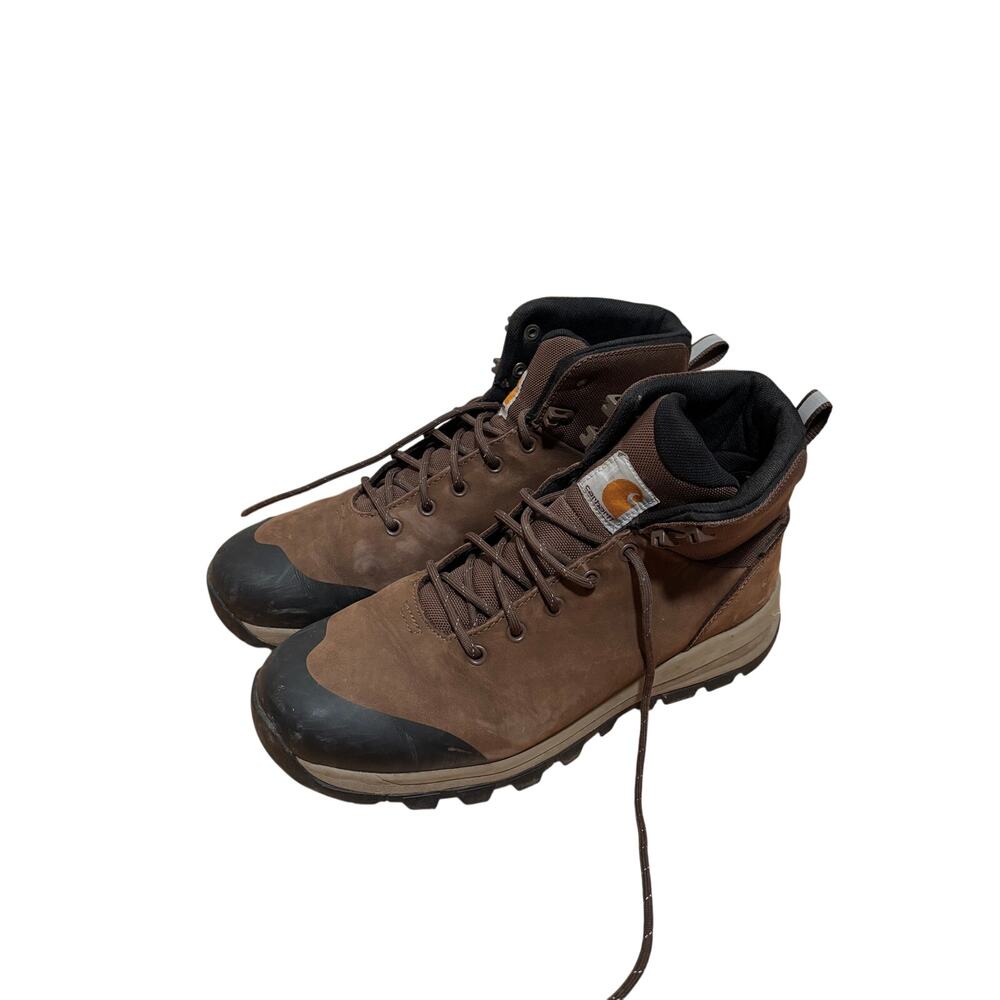Carhartt Brown Leather Men's Work Boots Size 11 - Picture 2 of 11